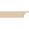 Ekena Millwork 6in. W x 8in. H x 36in. L Huntington Woodgrain TimberThane Rafter Tail, Primed Tan RFTUR06X08X36HUNRCPR - alternate 3